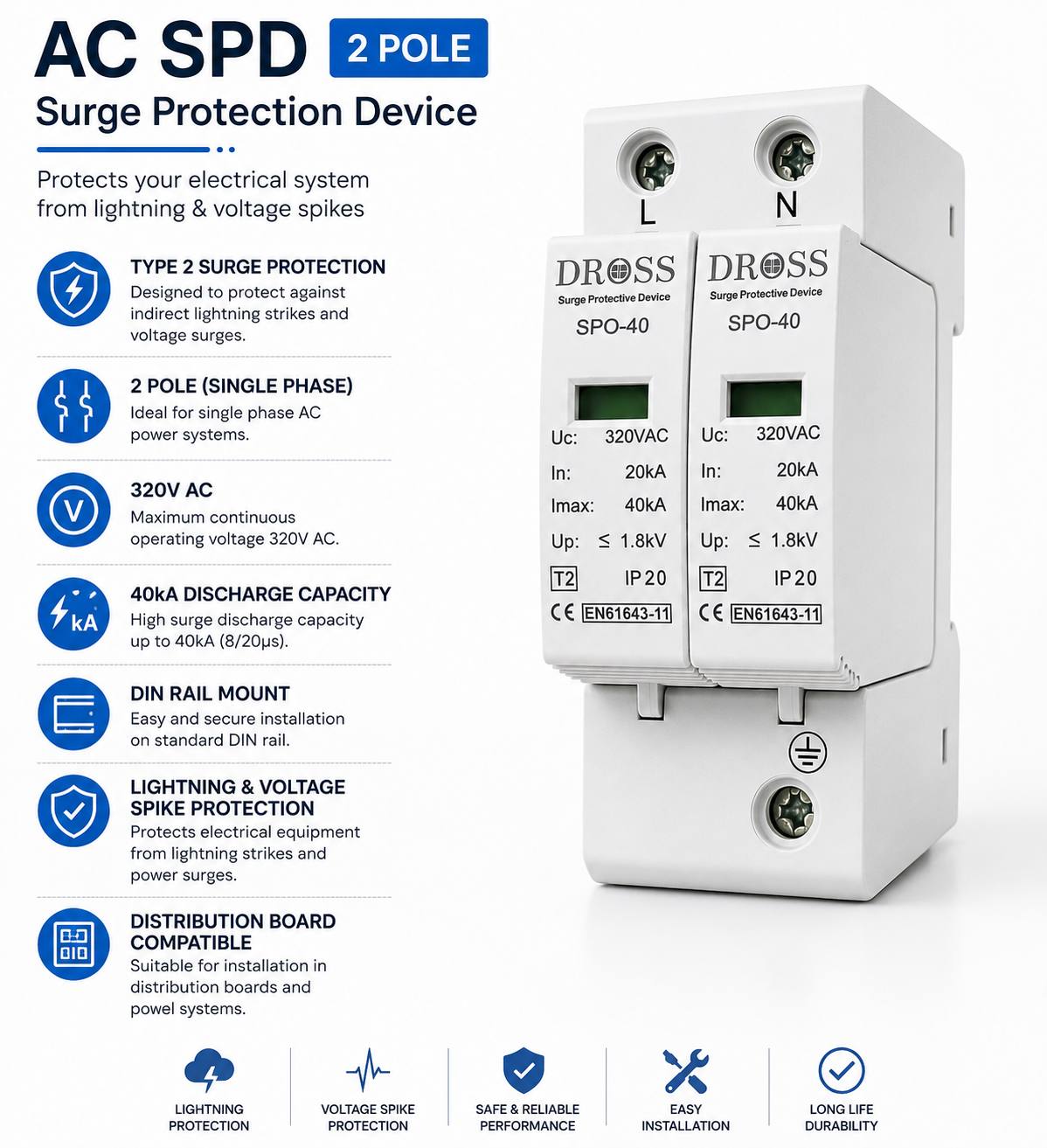 AC SPD (Surge Protective Device)
