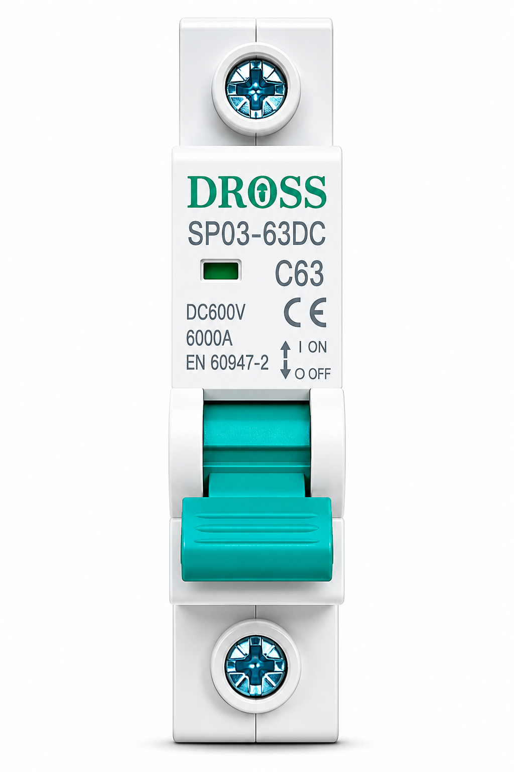 DROSS DC MCB 63A 1 Pole 600V – Solar DC Circuit Breaker