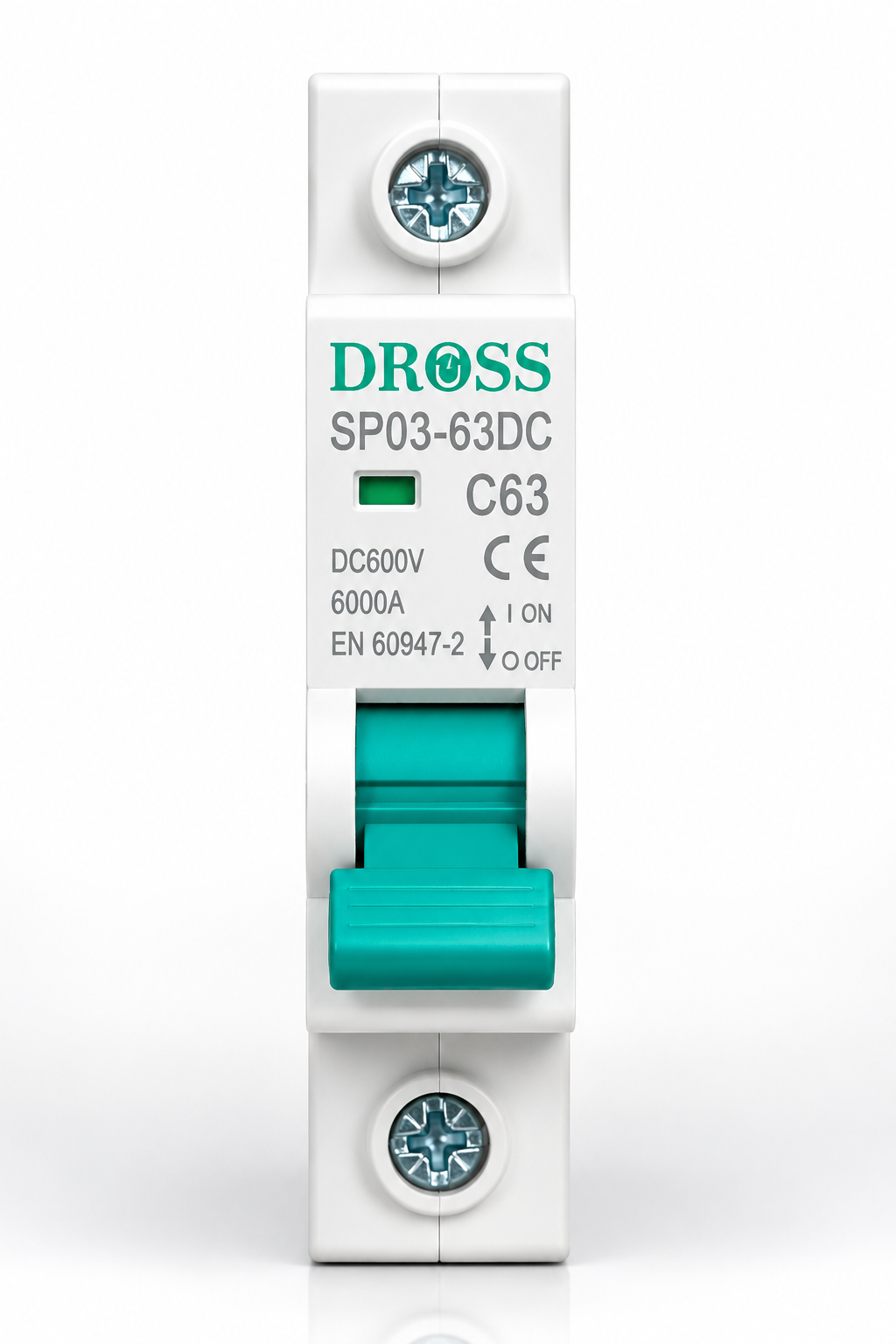 DROSS DC MCB 63A 1 Pole 600V – Solar DC Circuit Breaker