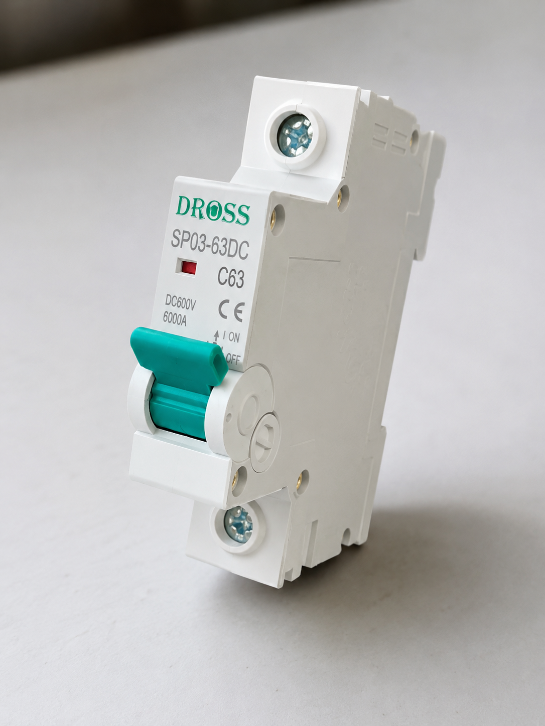 DROSS DC MCB 63A 1 Pole 600V – Solar DC Circuit Breaker
