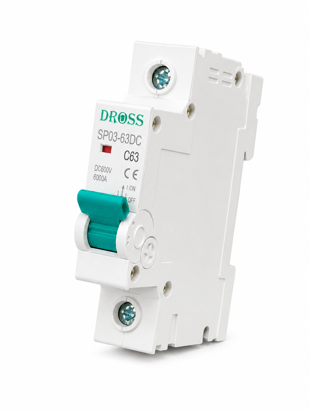 DROSS DC MCB 63A 1 Pole 600V – Solar DC Circuit Breaker