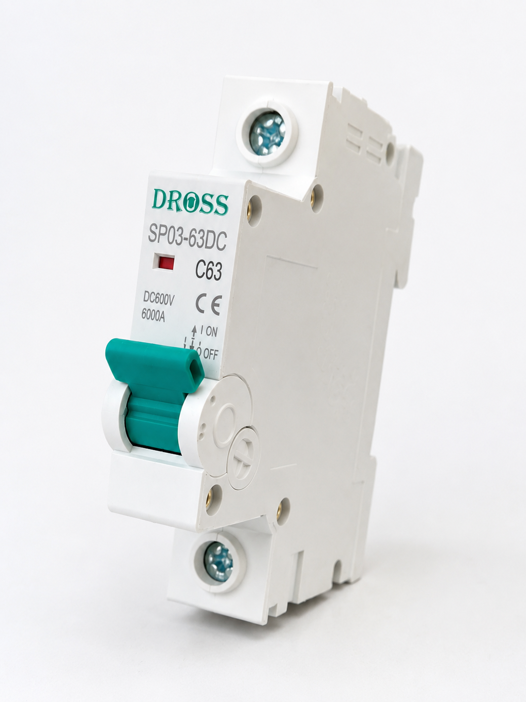 DROSS DC MCB 63A 1 Pole 600V – Solar DC Circuit Breaker