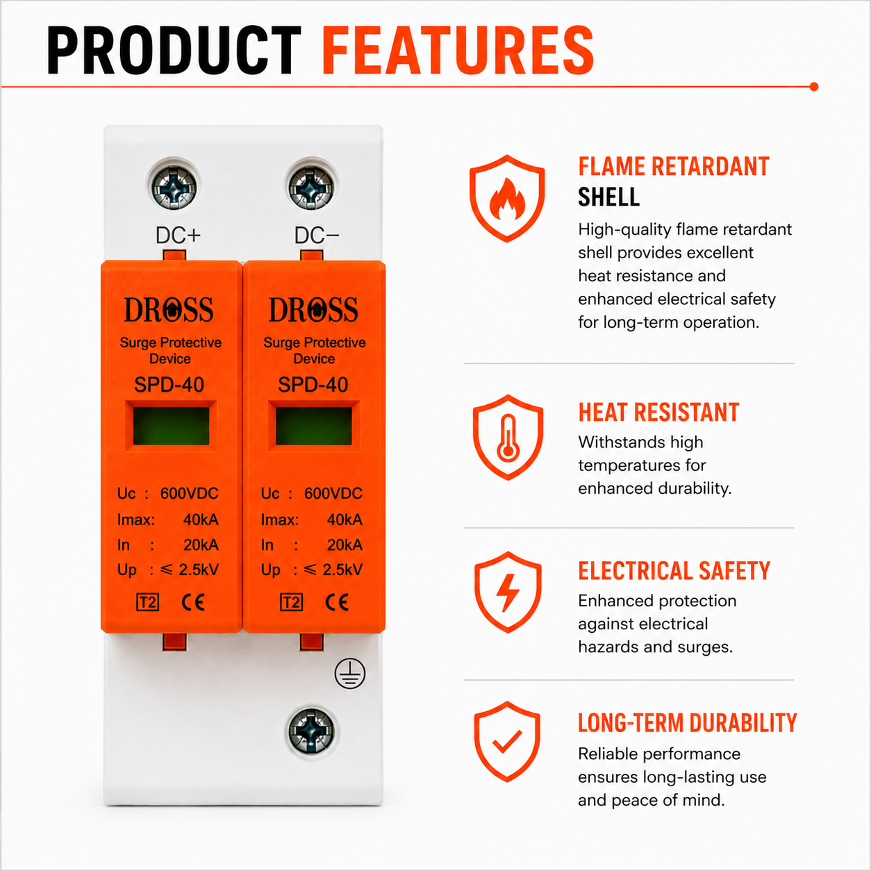 DC SPD (Solar/DC Surge Protective Device