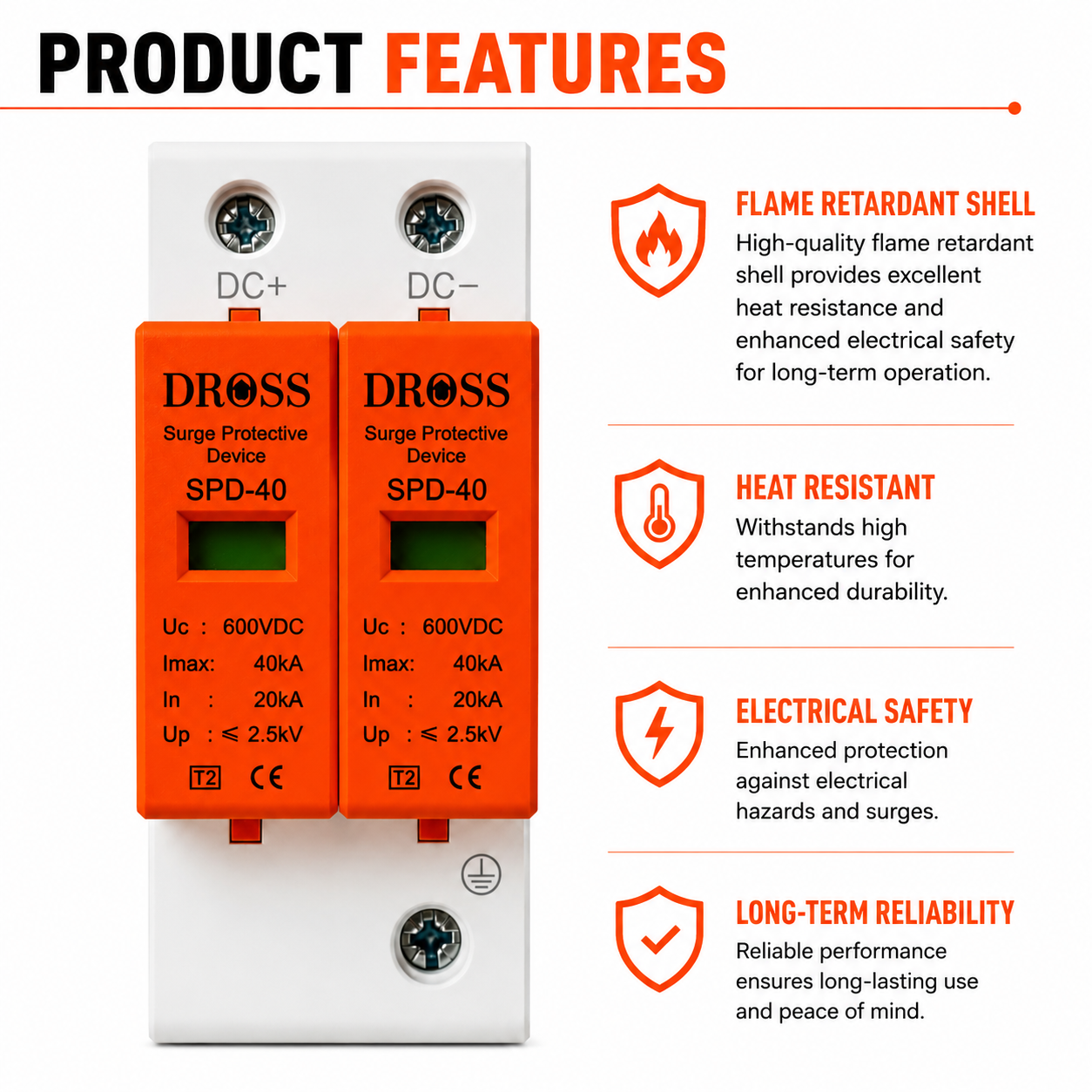 DC SPD (Solar/DC Surge Protective Device