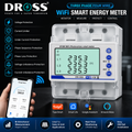 DROSS 100A 3 Phase 4 Wire WiFi Smart Energy Meter & Voltage Protector